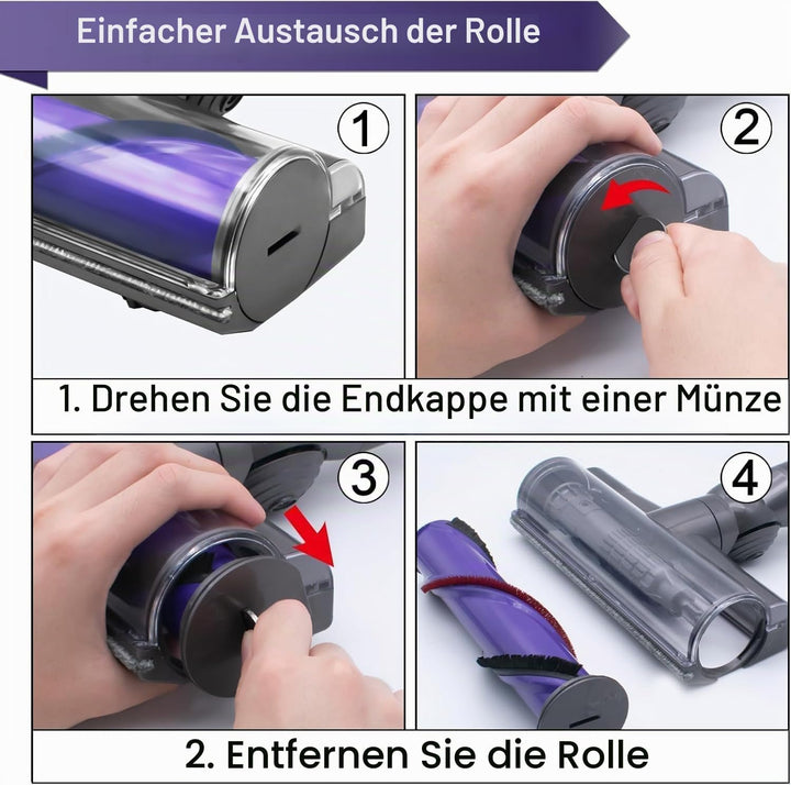 Dyson V12 Detect Slim Staubsauger Austausch Bodendüse für Dyson V12 Detect Slim, Direktantrieb Elekt