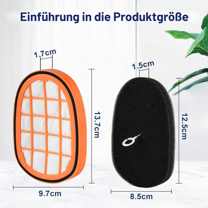 6 Stück Filter für Philips SpeedPro Max Aqua Akkusauger FC6723/01 FC6901-FC6904 XC7042/01 XC8045/01