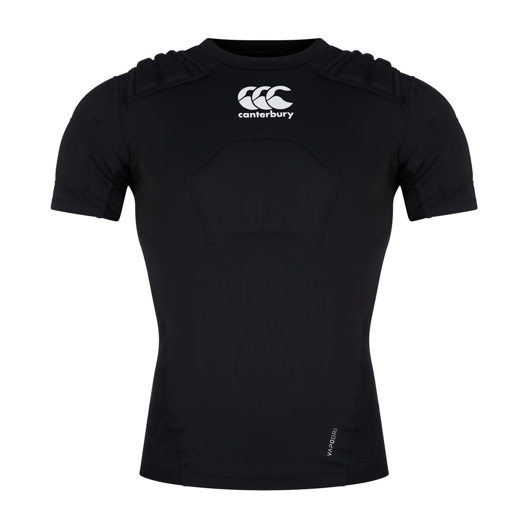 Canterbury CCC-pro-Schutz Rugby-Schutzweste XL Schwarz/Weiss/Silber, XL Schwarz/Weiss/Silber