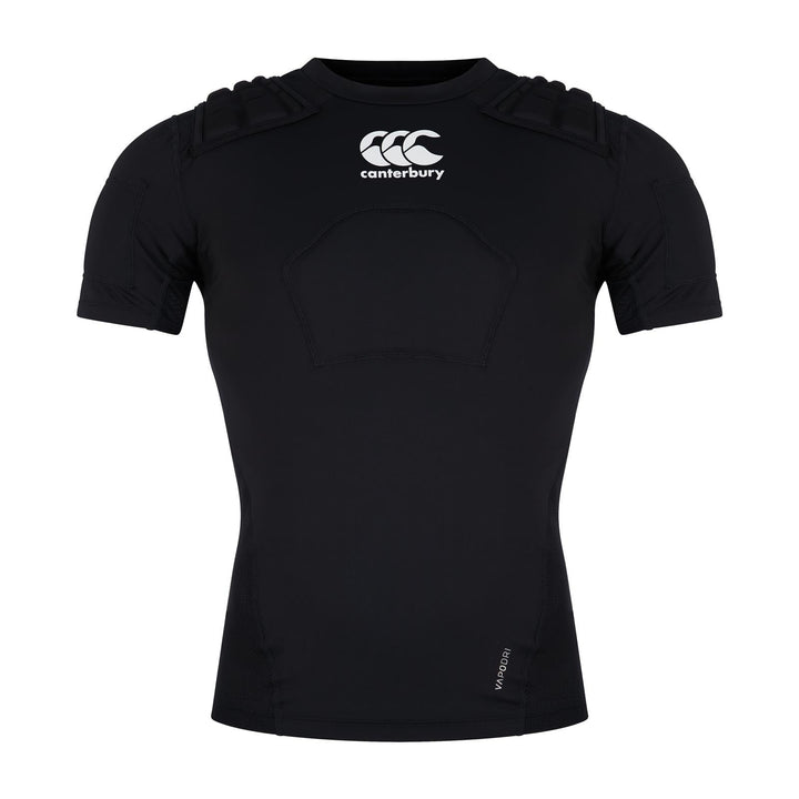 Canterbury CCC-pro-Schutz Rugby-Schutzweste XL Schwarz/Weiss/Silber, XL Schwarz/Weiss/Silber