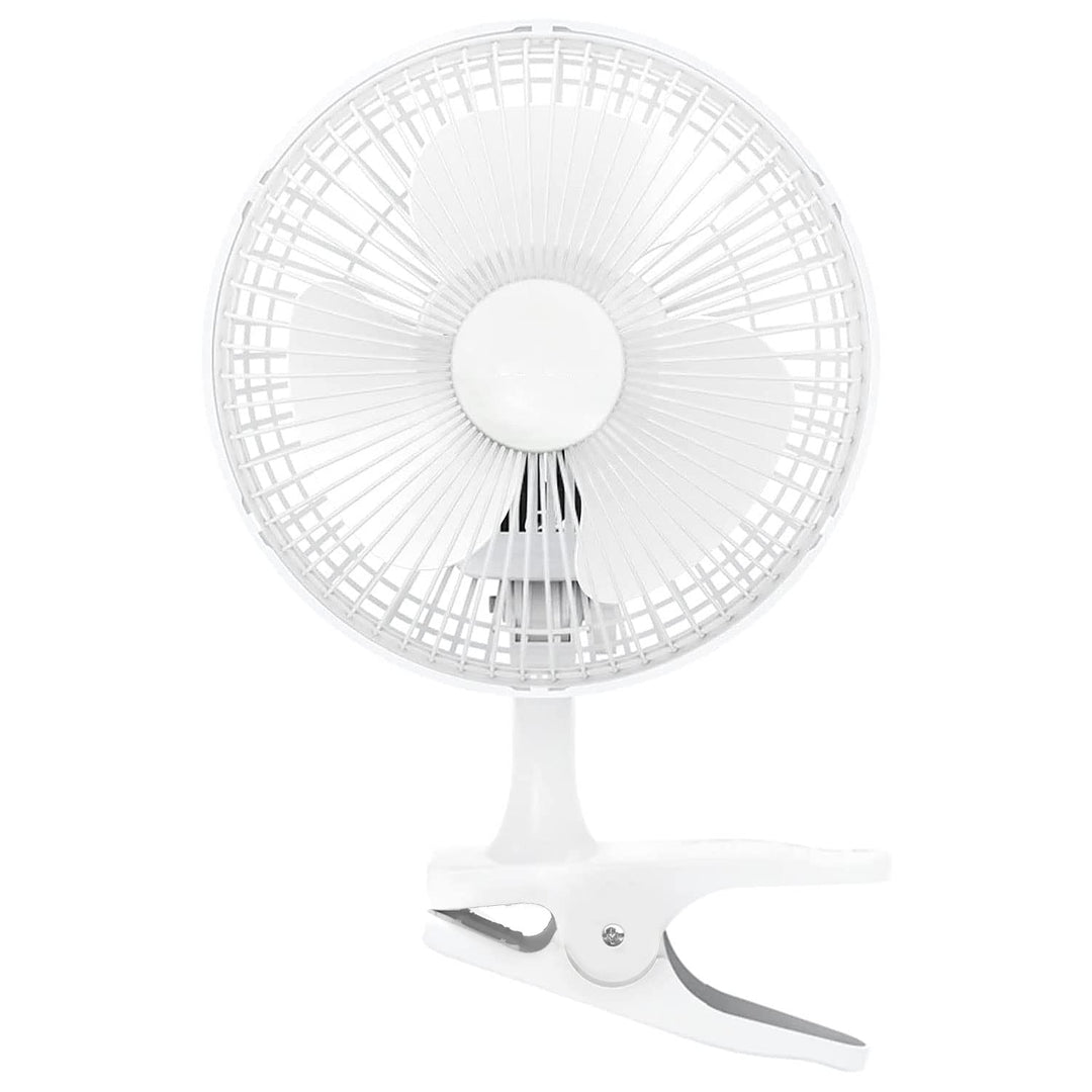 GrowPRO Mini-Ventilator mit Clip, leise, 2-Stufen regelbar, 15Watt, idealer Tischventilator im Büro,