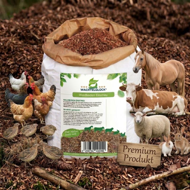 WachtelGlück® Waldboden Einstreu 60L