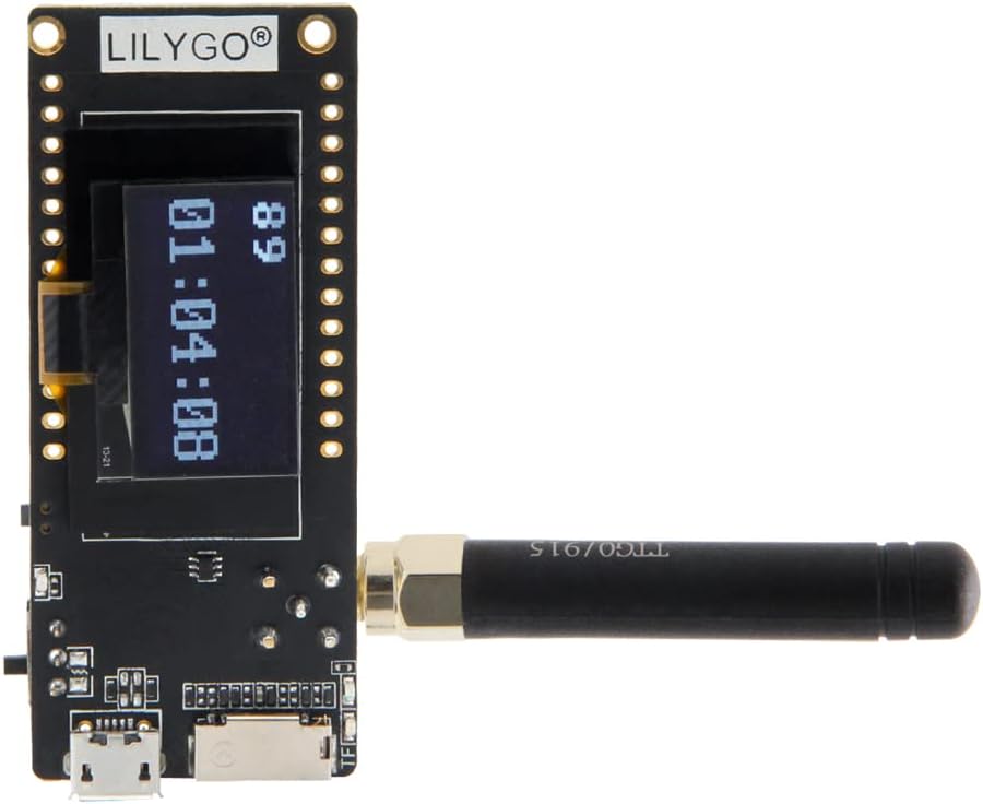 LILYGO TTGO Lora 868Mhz OLED 0.96 Zoll SD Karte ESP32 Entwicklungsboard Paxcounter Modul SMA Meterin
