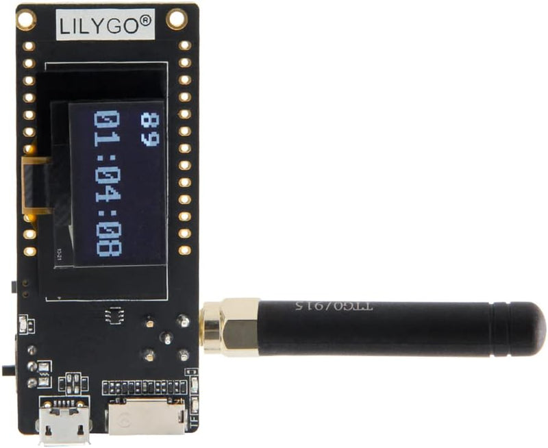 LILYGO TTGO Lora OLED 0,96 Zoll SD-Karte WiFi BLE Entwicklungsplatine ESP-32 Paxcounter Modul SMA Me