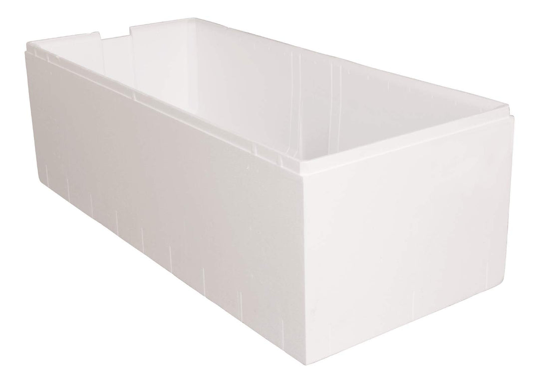 Calmwaters® Wannenträger 180 x 80 cm Modern Curved, Passend für Rechteck-Badewanne 180x80 cm, Styrop