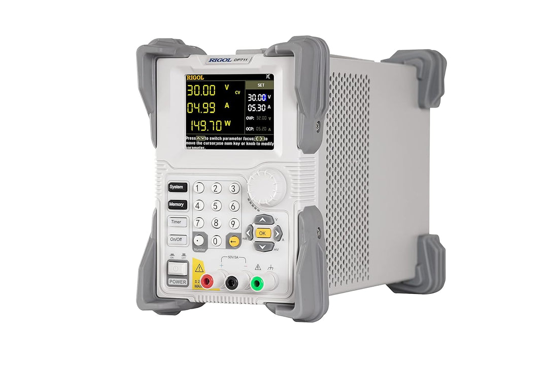 Rigol DP711 DC-Netzteil, 1 Ausgang, 30 V/5 A, 150 W, geringe Restwelligkeit und Rauschen: