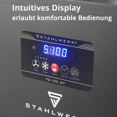 STAHLWERK Rauchabsaugung FE-150 ST mit 3-fach-Filter und 150 W Absauganlage | Rauchabsorber | Raucha