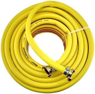 Admiral Wasserschlauch 25 m knickfest 3/4 Zoll mit 2 GK Kupplungen und Schellen