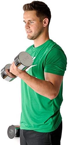 Oliver – Chrom Kurzhanteln Set 2x 10kg – Hantelset für Männer & Frauen – verschiedene Gewichte von 1