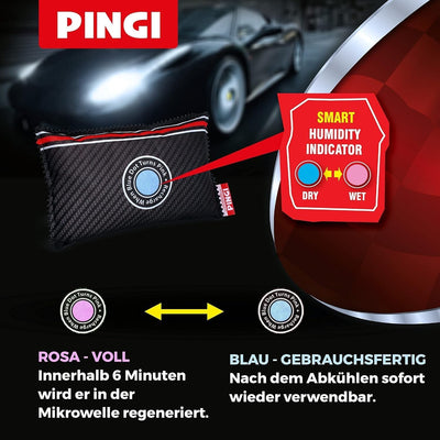 PINGI Car Dehumidifier Bag 4x 350g | Absorbs Moisture, Damp, & Condensation on Windscreens & Car Int