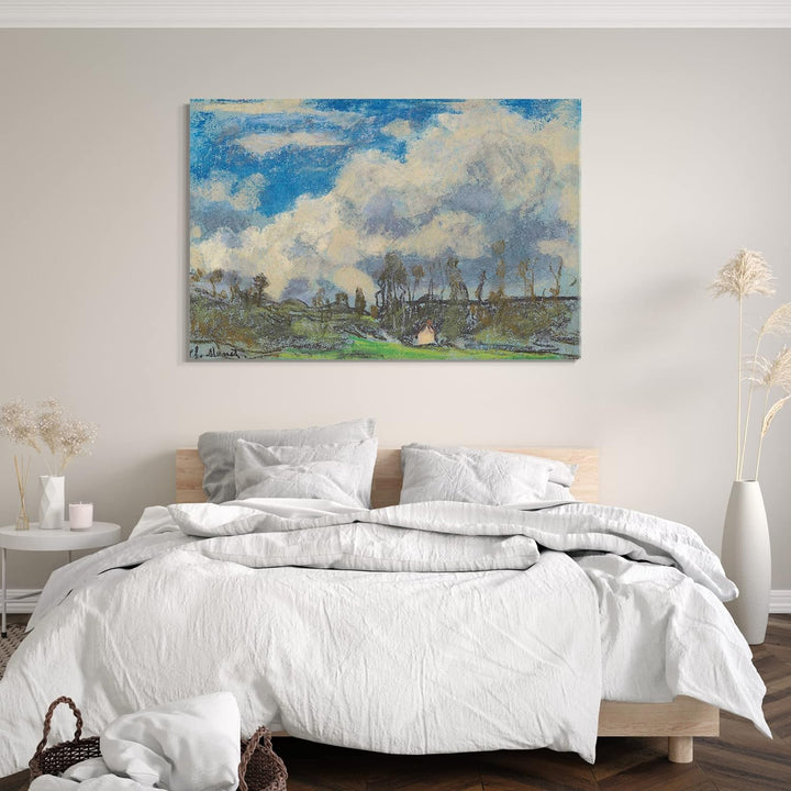 Printed Paintings Leinwand (100x70cm): Claude Monet - Wolken 100x70 cm, 100x70 cm