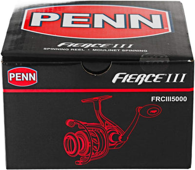 PENN Fierce III Spinnrolle – 5 Kugellager, Vollmetallgehäuse, für das Spinnfischen im Salzwasser – B