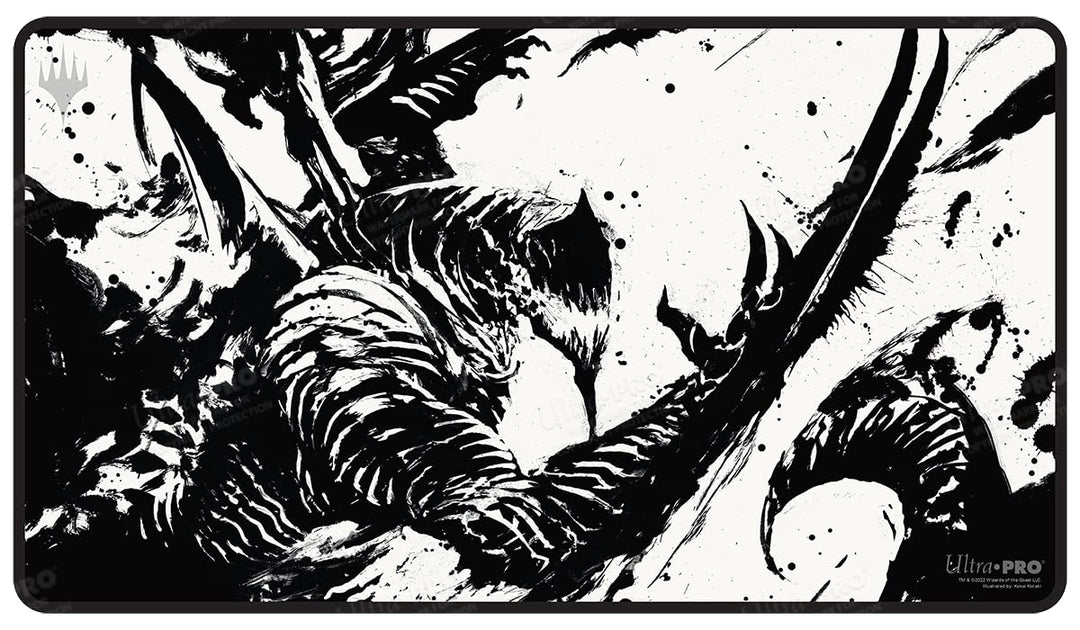 UP - March of The Machine Black Stitched Playmat W for Magic: The Gathering Version W, Version W