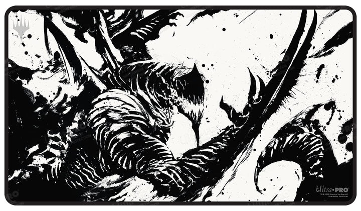 UP - March of The Machine Black Stitched Playmat W for Magic: The Gathering Version W, Version W