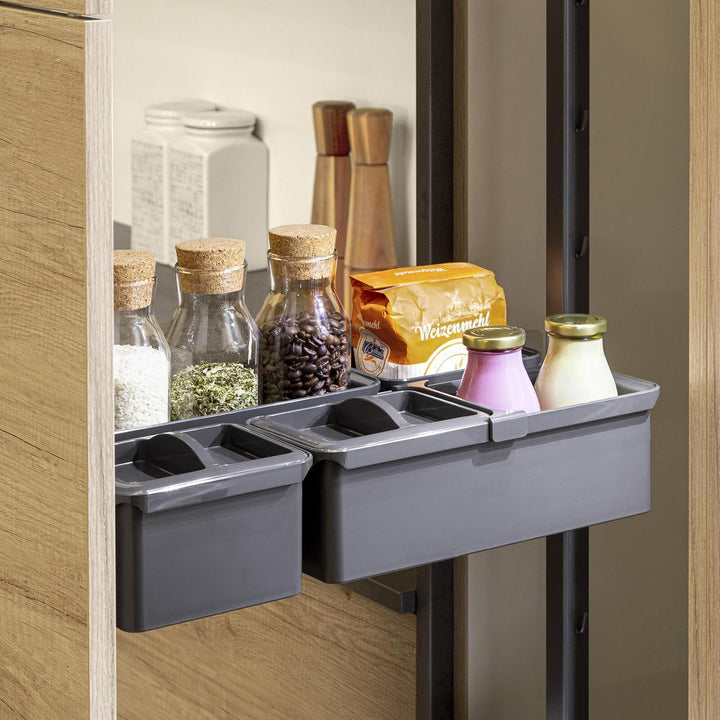 YouboXx-Set 3 Organisationssystem anthrazit für Apothekerauszug DISPENSA, DISPENSA Swing, DISPENSA j