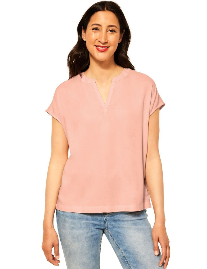 Street One Damen Bluse 34 Dull Coral, 34 Dull Coral