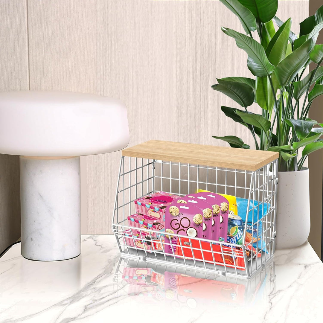 Obstkorb, 2-Tier Obstschale, Obst Etagere für Küchentheke Obst Aufbewahrung, Obstschale Modern Kitch