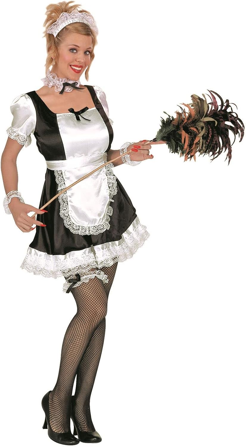 W WIDMANN MILANO Party Fashion - Kostüm Dienstmädchen, Kleid, Hausmädchen, Faschingskostüme, L