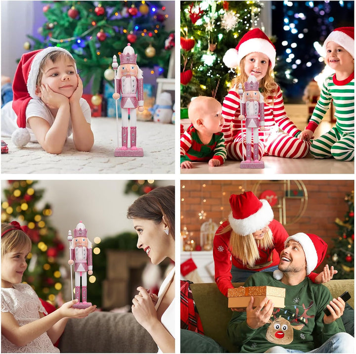 VALICLUD Nussknacker Zahlen Holz Puppen Decor Nussknacker Weihnachten Dekorationen für Home Soldat F