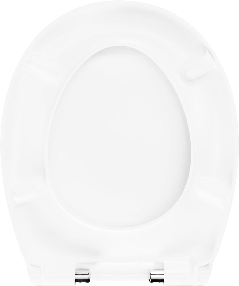 LUVETT® WC-Sitz S100 mit Glitzer-Steinen, oval, mit Absenkautomatik SoftClose®, abnehmbar, antibakte