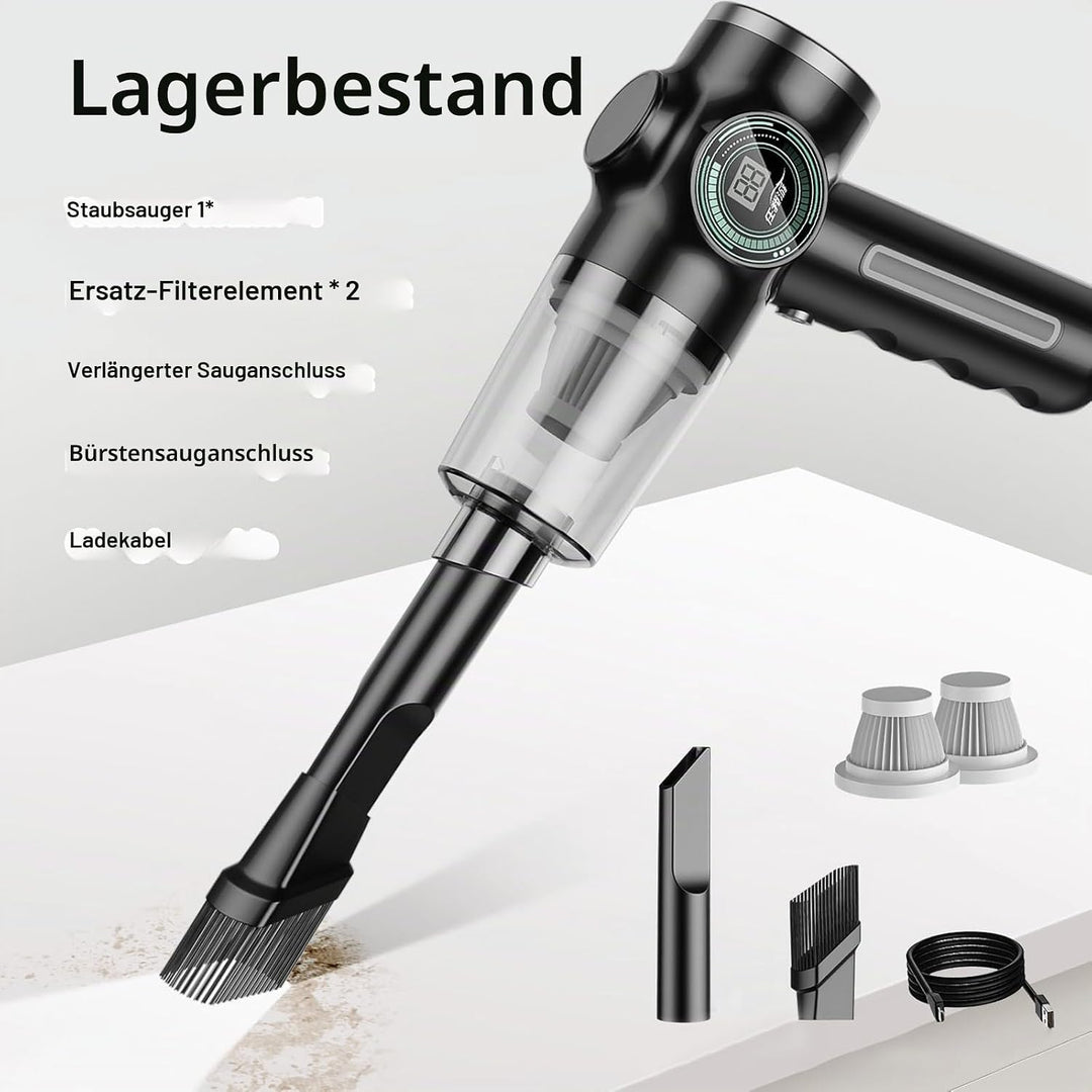 GOMETY Mini Handstaubsauger, Komfortabel Wiederaufladbarer Handstaubsauger, Handstaubsauger Akku Han