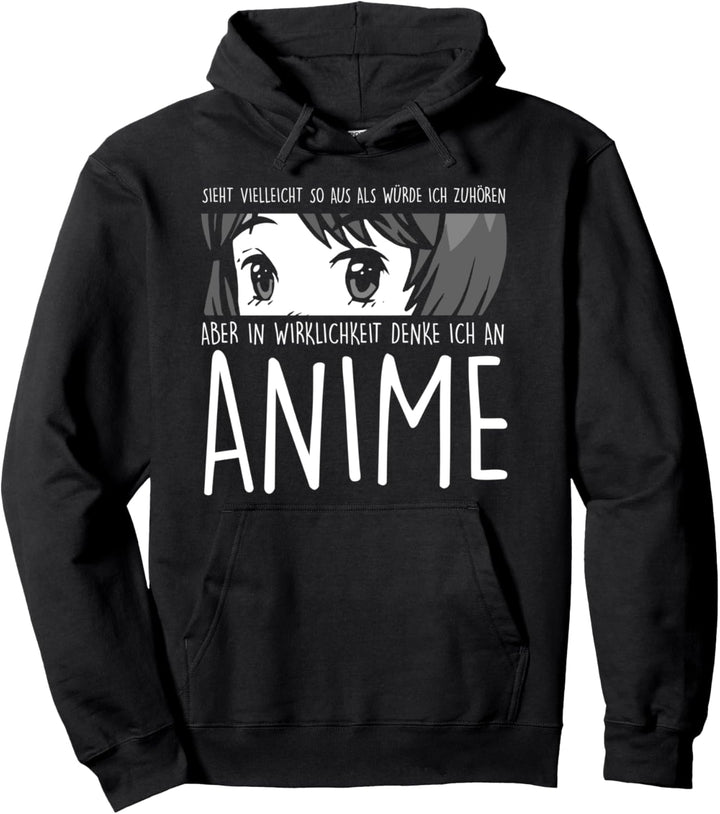 In Wirklichkeit denke ich Anime Anime Japan Pullover Hoodie