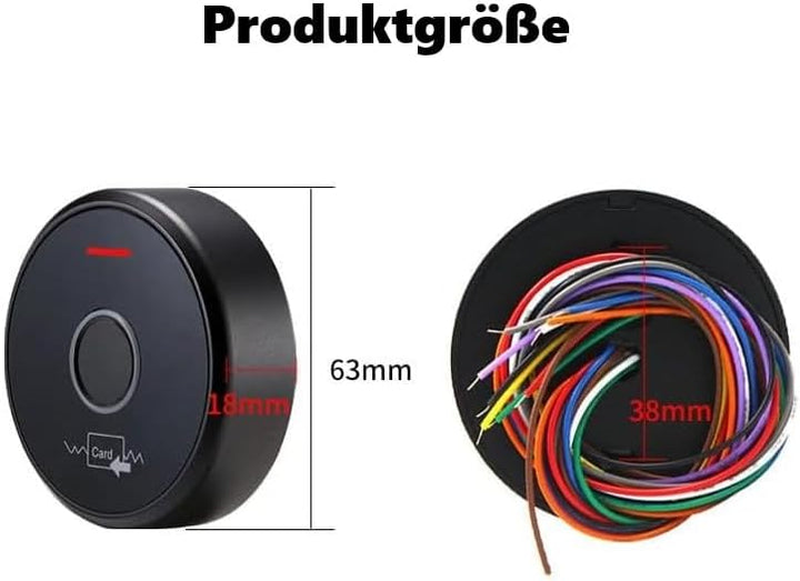 MATHFEL Smart Lock Zugangssystem mit Fingerabdruck & RFID – Elektronisches Türschloss für Haustür, I