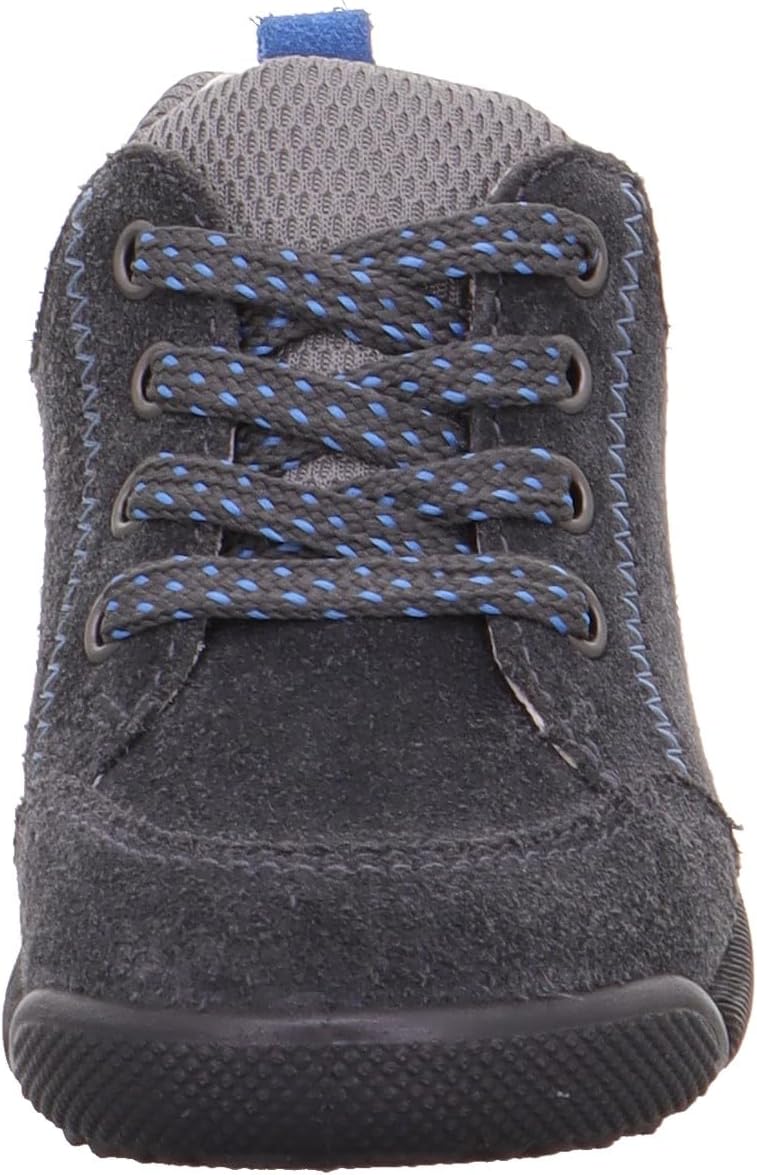 Superfit Baby - Jungen Avrile Mini Lauflernschuhe 23 EU Schmal Grau Hellblau 2000, 23 EU Schmal Grau