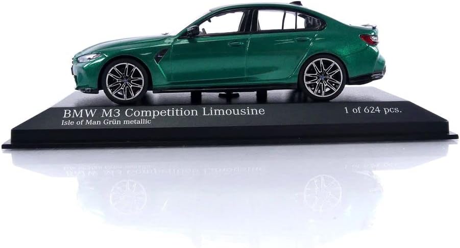Minichamps 410020200 1:43 BMW M3-2020-Green Miniaturauto Sammlerstück grün