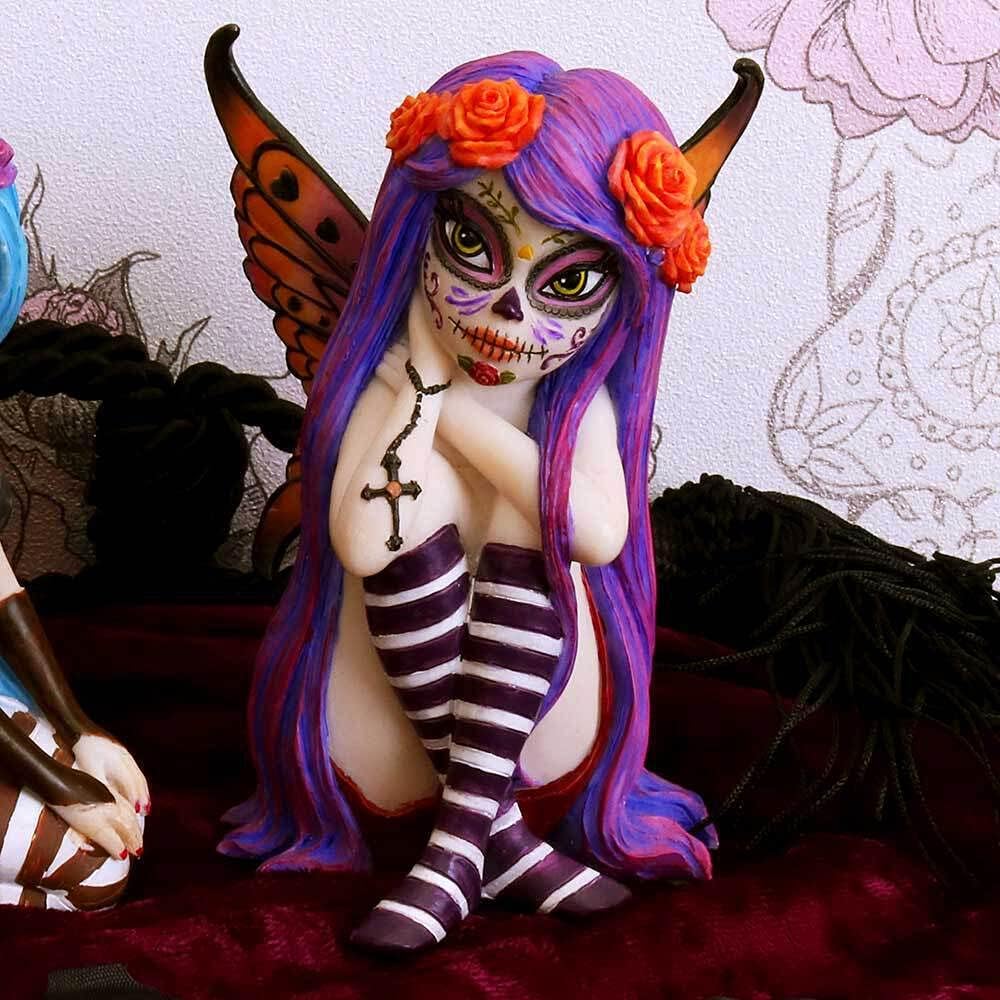 Nemesis Now Esmerelda Figur, 11 cm, Violett