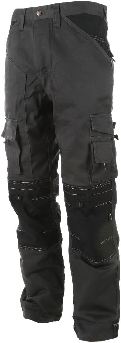 Apache - Halfter Hosen - APAHTG 33L 40W Schwarz & Grau, 33L 40W Schwarz & Grau