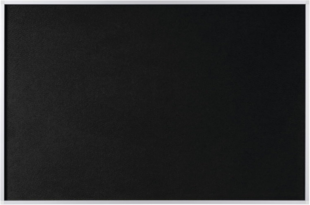 Bi-Office Filztafel New Generation, Pinnwand mit Aluminiumrahmen, 90 x 60 cm, Schwarz 90x60 cm Schwa