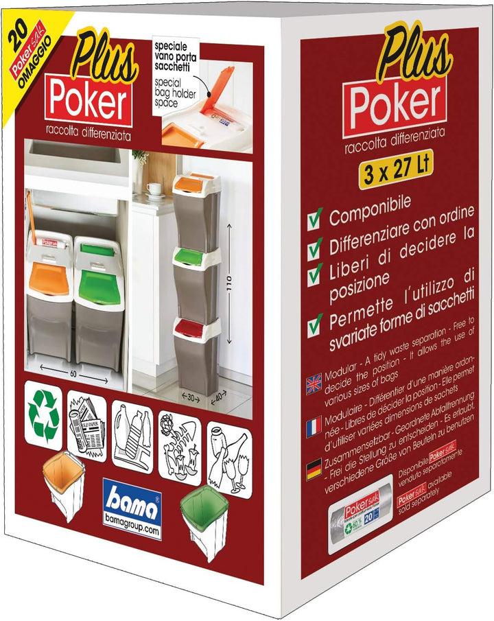 POKER PLUS SET 3X27LT Set