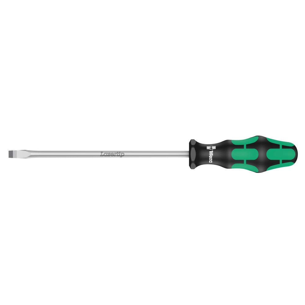 Wera Schlitz-Schraubendreher ̶ Werkstattklinge 334, 1.2 x 8.0 x 175 mm, 05110011001 1.2 x 8 x 175 mm