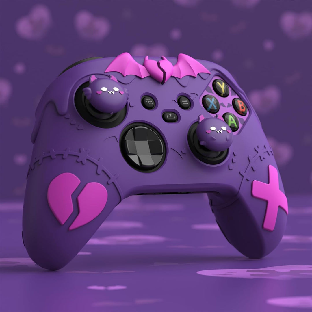 PlayVital Cute Silikon Hülle für Xbox Series X/S Controller,Anti-Rusche Schutzhülle Case Zubehör für