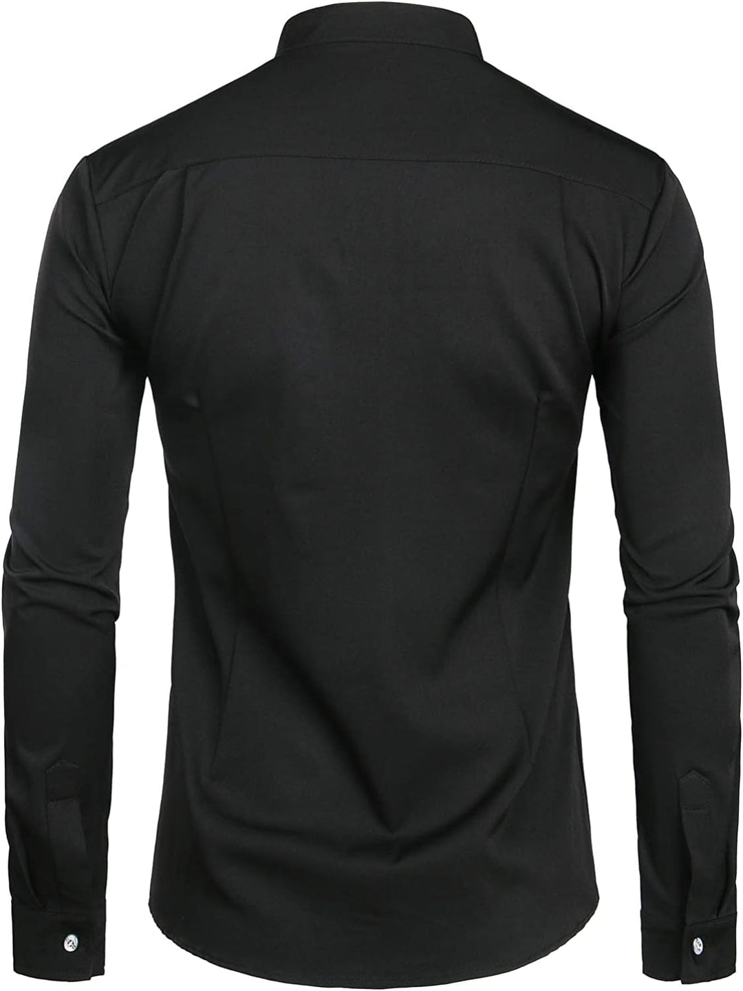 PARKLEES Herren-Smokinghemd, schmale Passform, langärmelig L Z69-black, L Z69-black