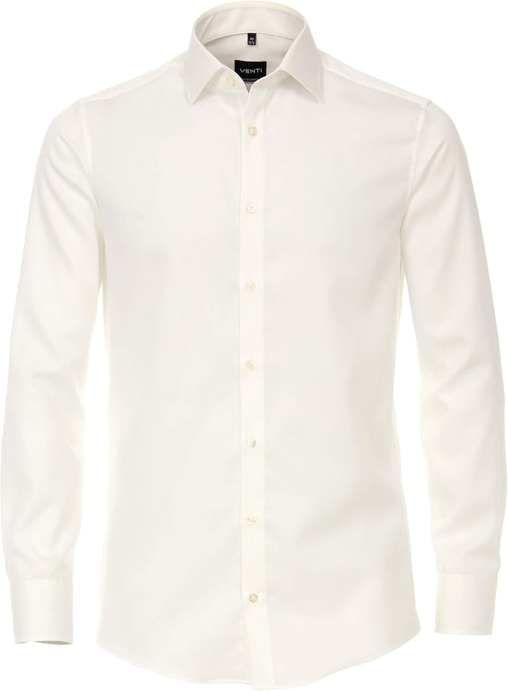 Venti Herren Twill Hemd uninah 001880 Modern Fit 36 Champagner, 36 Champagner