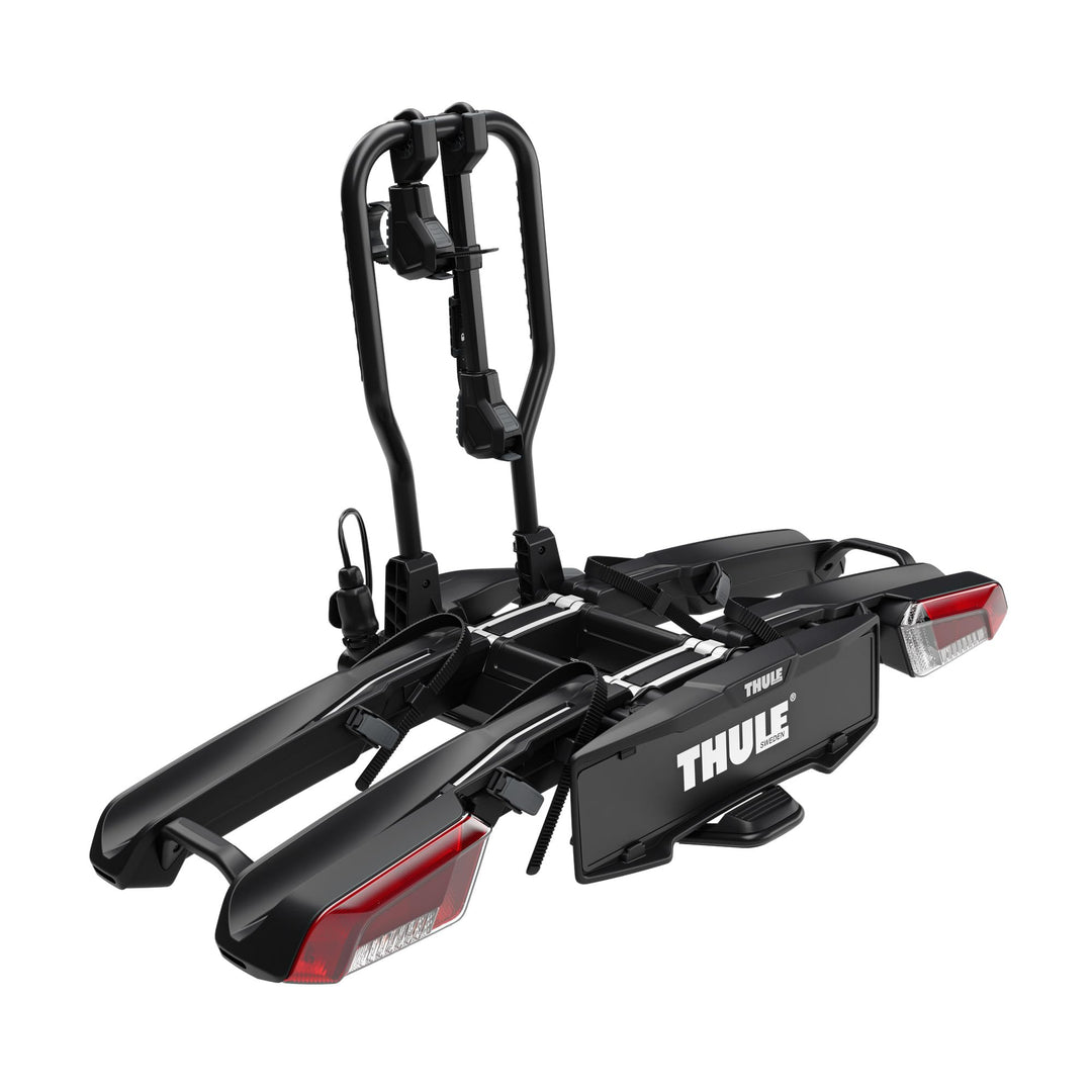 Thule Easyfold 3 Plattform Anhängerkupplung Fahrradträger Schwarz 2(3) bikes, Schwarz 2(3) bikes