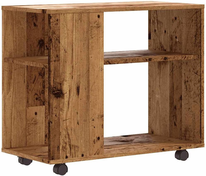 vidaXL Beistelltisch Altholz-Optik 70x35x55 cm Holzwerkstoff, Ablagetisch, Sofatisch, Lampentisch, A