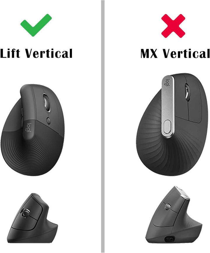 co2CREA Hart Tragbare Reise Schutzhülle Tasche für Logitech Lift Vertikale Ergonomische Maus, Nur Ta