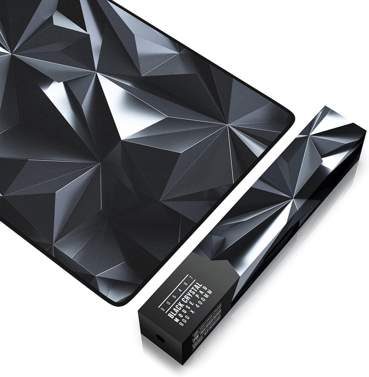 TITANWOLF - XXL Speed Gaming Mauspad Titanwolf Schwarz 900 x 400mm XXL Mousepad Large Size verbesser