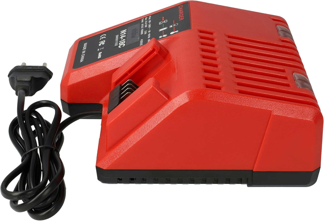 vhbw Ladegerät kompatibel mit Novopress ACO202, ACO203, ACO401 Werkzeug Li-Ion-Akkus