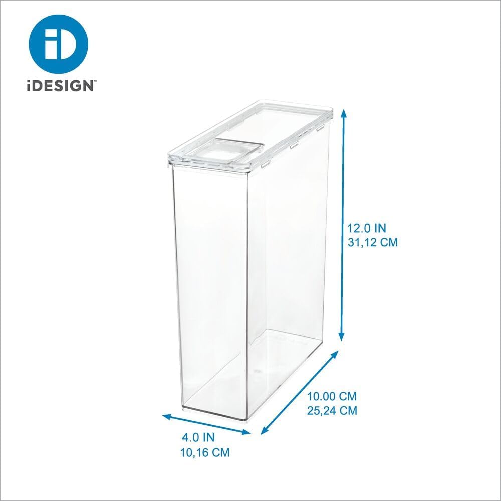 InterDesign The Home Edit by iDesign Aufbewahrungsbehälter für Müsli aus recyceltem Kunststoff