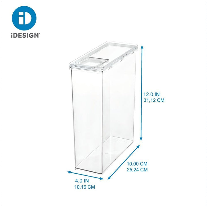 InterDesign The Home Edit by iDesign Aufbewahrungsbehälter für Müsli aus recyceltem Kunststoff