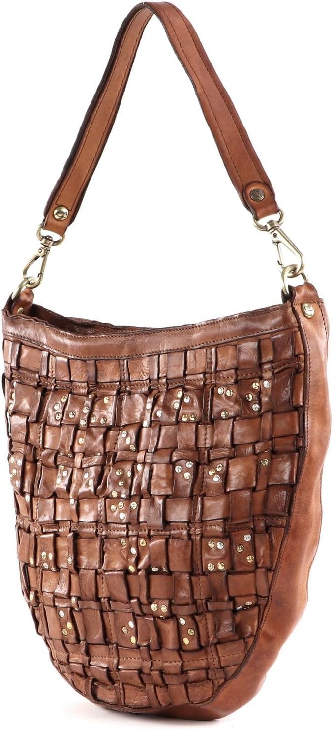 Campomaggi Schultertasche Leder 32 cm