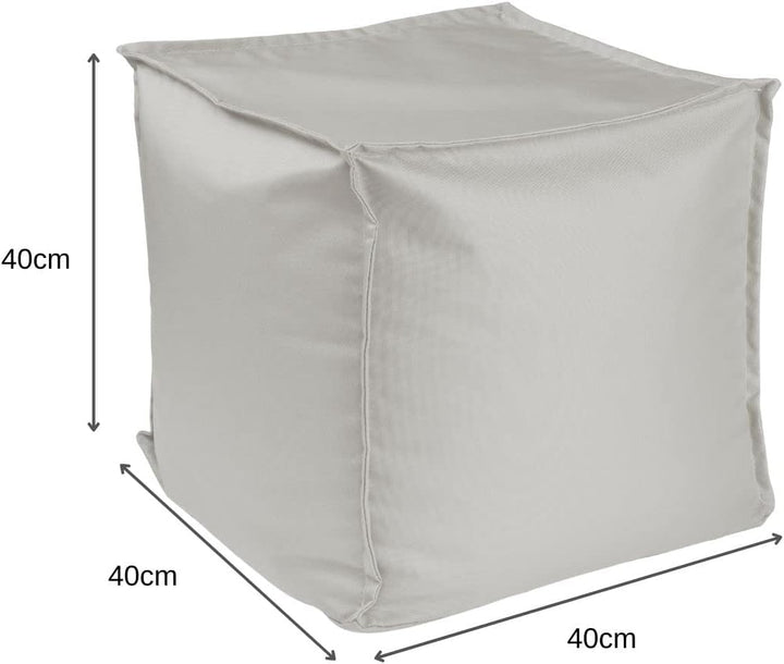 chilly pilley Sitzsack Sitzhocker mit EPS-Perlen Füllung 40x40x40cm Fusshocker Sitz-Pouf für Kinder