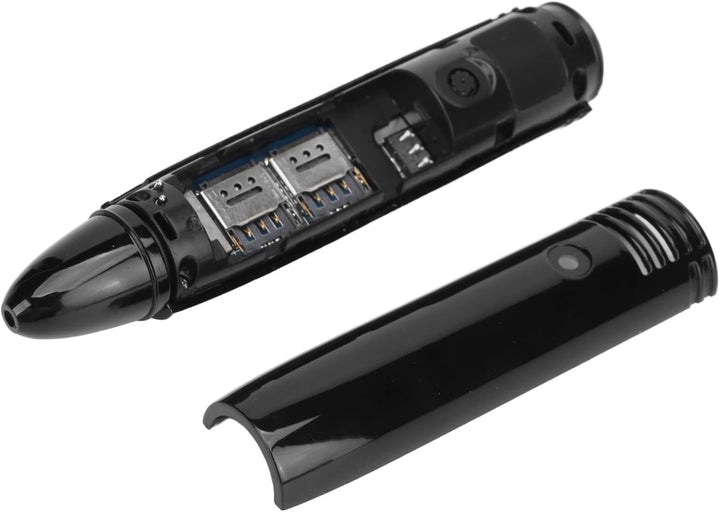Stift-Handy, AK007 Stift-Handy, Wiederaufladbar mit Kleinem 0,96-Zoll-Bildschirm, Bluetooth-Dialer,