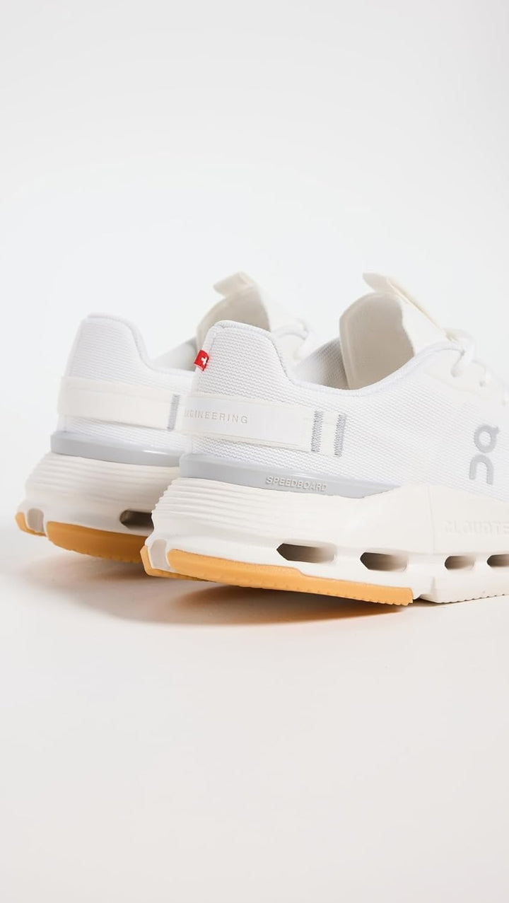 On Women's Cloudnova Form 2 Sneakers 42 EU White Ivory, 42 EU White Ivory
