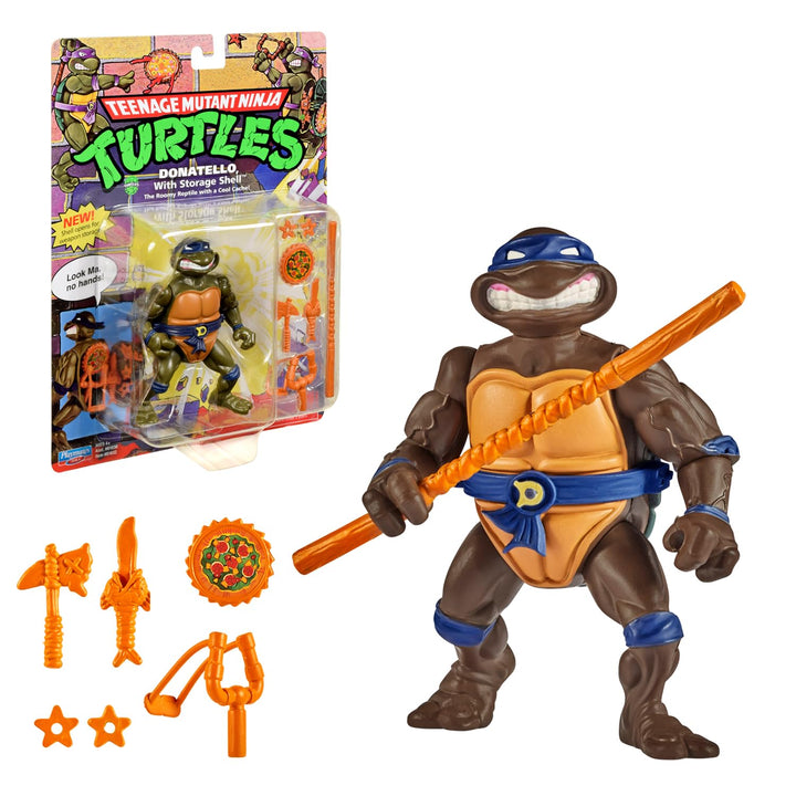 Ninja-Turtles, 10 cm, Klassische Sammlerfigur, Donatello, Spielzeug für Kinder ab 4 Jahren, Giochi P