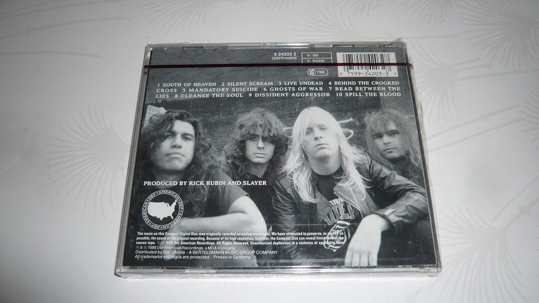 South of heaven (1988), Audio-CD